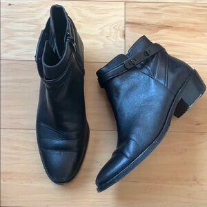 Coach leather boots